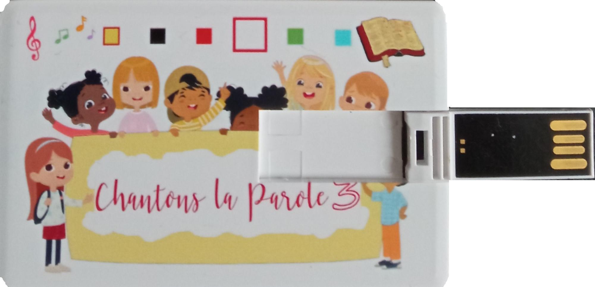 Carte  USB CHANTONS  LA  PAROLE 3